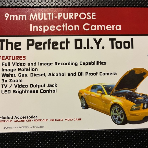 2.7" Color LCD Monitor with 9mm Camera - Black - Picture 2 of 13